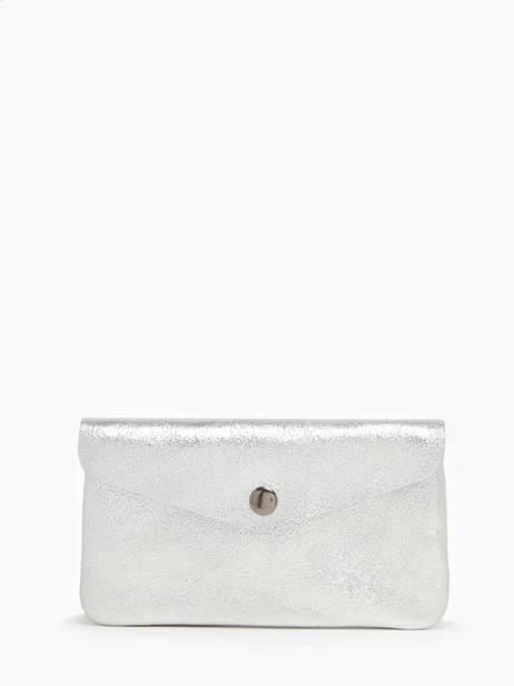 Portemonnee Nine Leder Milano Zilver nine NI23113